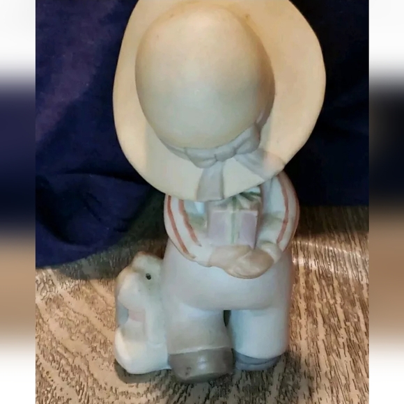 Homco Little Boy And Dog With Gifts #1436 - Picture 4 of 5